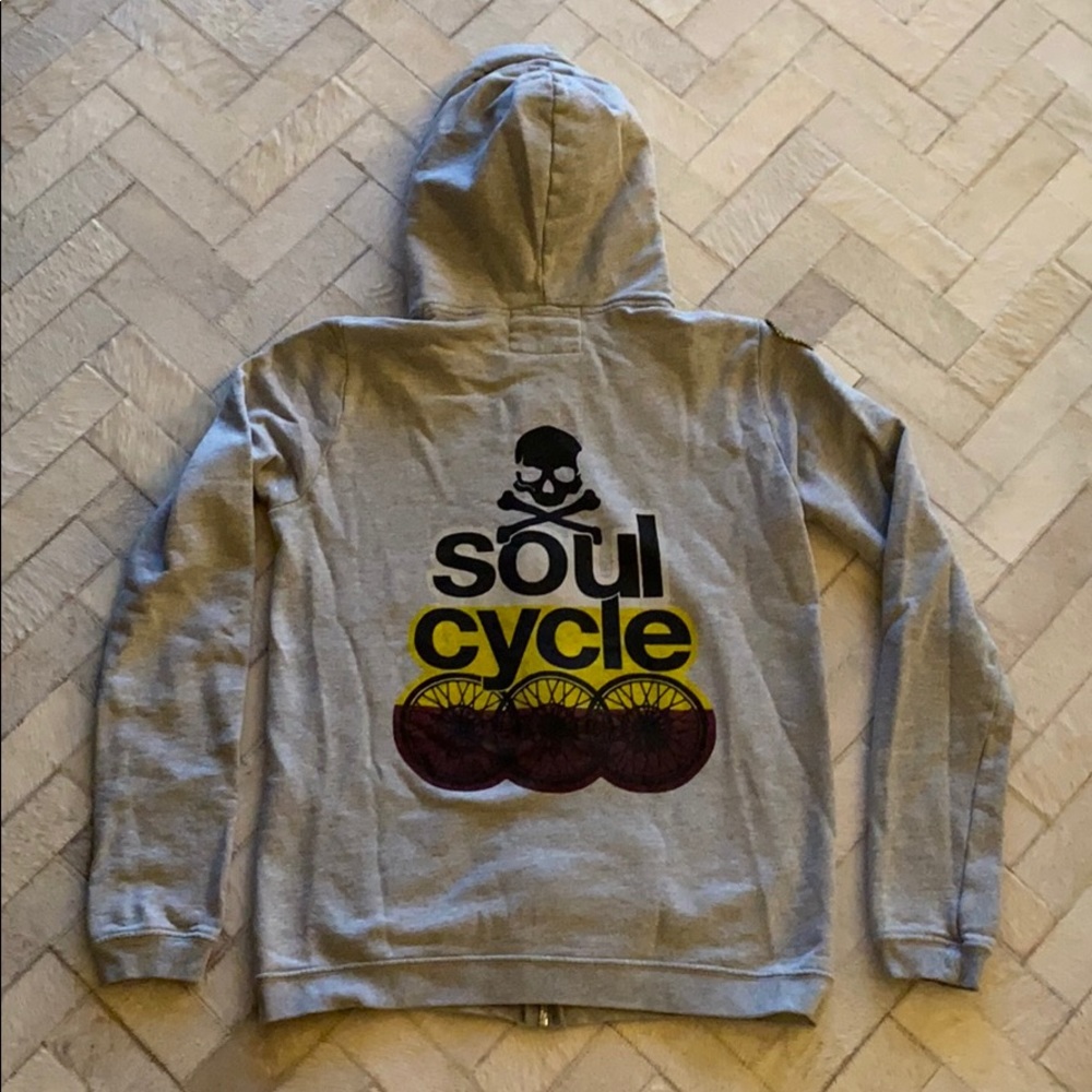 SOULCYCLE By FREECITY Full Zip Hooded Sweatshirt - Picture 1 of 4
